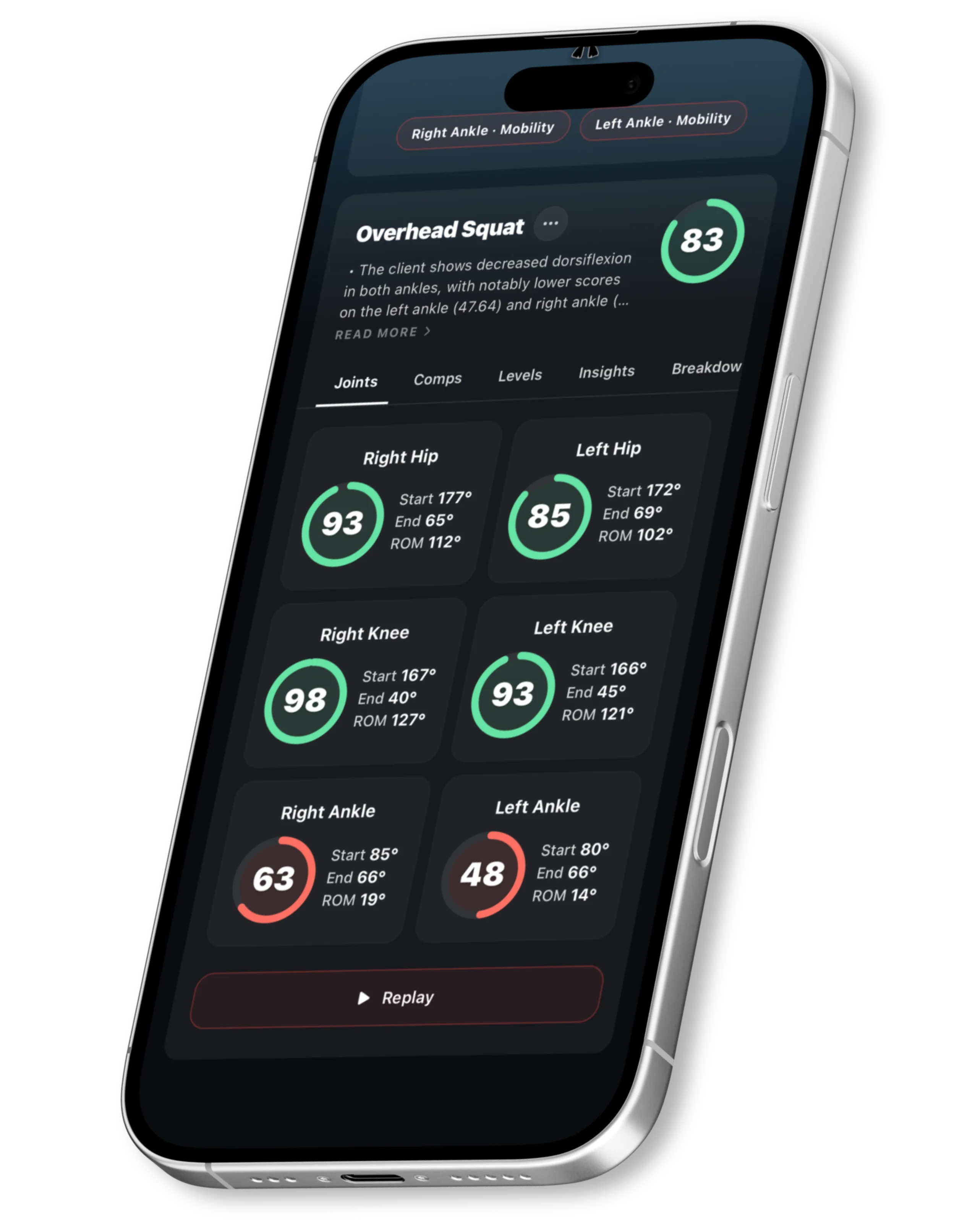 Score Movement Automatically. in the Demotu app